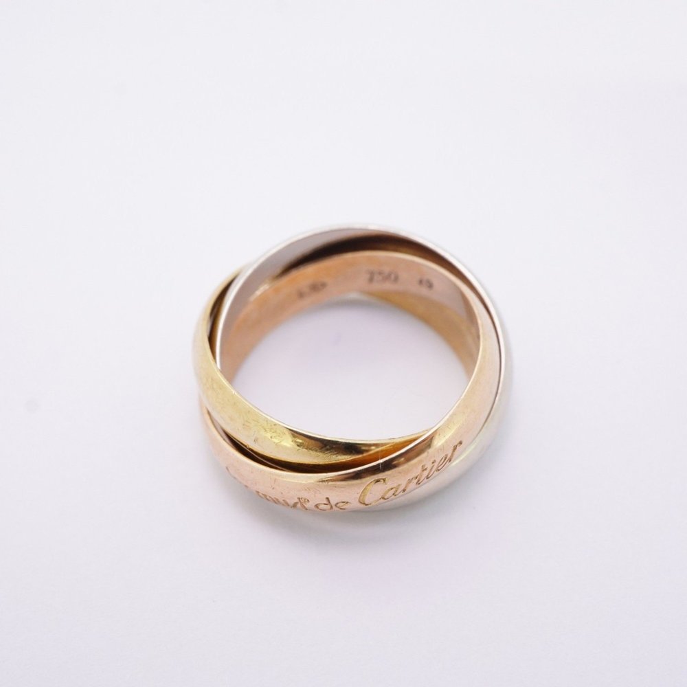 CARTIER 18k Gold Trinity Ring #49 - Picture 3 of 9